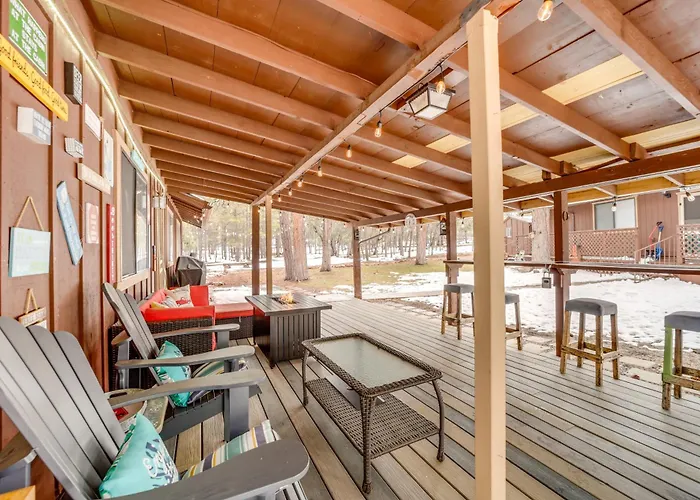 2 Fire Pits & Covered Deck: In Happy Jack!