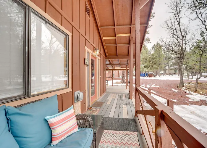 Holiday home 2 Fire Pits & Covered Deck: In Happy Jack! *