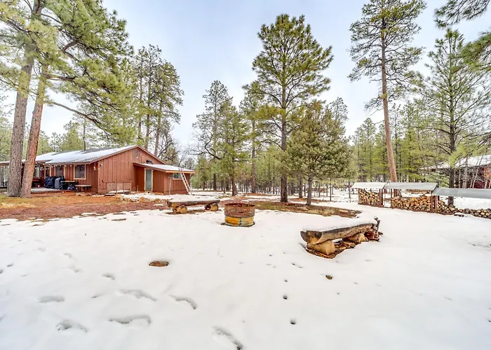 Holiday home 2 Fire Pits & Covered Deck: In Happy Jack! *